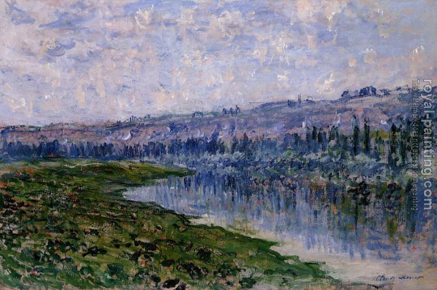 Claude Oscar Monet : The Seine and the Chaantemesle Hills